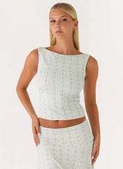 Suns Out Tank Top - Vintage Stripe