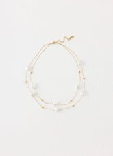 Serena Pearl Necklace - Pearl/Gold