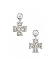 Cross Drop Earring