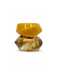 Marbled Jade Bangle Set