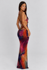 Esmeralda Crystal Maxi Dress