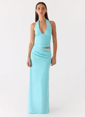 Almost Love Maxi Dress Aqua