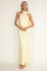 Alvara Halter Maxi Dress Butter