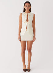 Dottie Tie Top - Ivory
