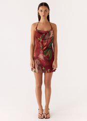 Camilla Cowl Mini Dress Cuba
