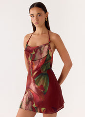 Camilla Cowl Mini Dress Cuba