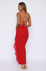 Cherry Flame Maxi Dress