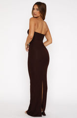Chocolate Muse Maxi Dress