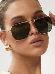 Classic Aviator Metal Frame Sunglasses