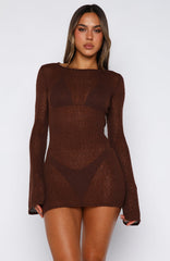 Cocoa Mirage Mini Dress