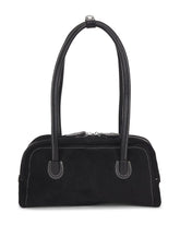 Faux Suede Leather Shoulder Bag