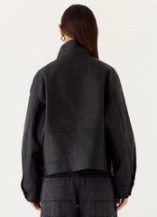 James Pu Bomber Jacker - Black