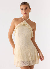 Every Second Mini Dress White