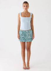 Guessing Games Top - Misty Blue