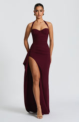 Genette Halter Maxi Dress