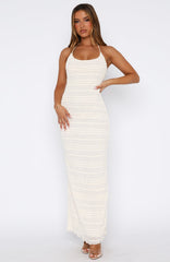 Goodbye Halter Maxi Dress