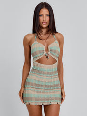 Hale Stripe Mini Dress