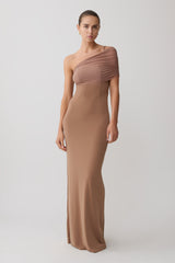 Hanh One Shoulder Maxi Dress
