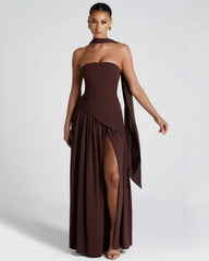 Isadora Chic Slit Maxi Dress