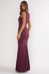 Isalyn Maxi Dress Burgundy