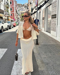 Isolde Crochet Two-Piece Cover-Up