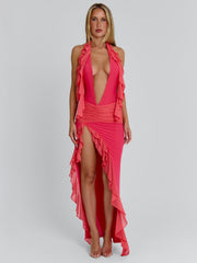Janie Coral Maxi Dress