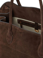 Large Faux Suede Shopper Bag