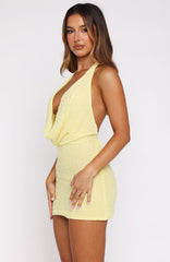 Lemon Luster Mini Dress