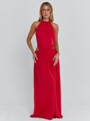 Loretta Red Maxi Dress