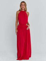 Loretta Red Maxi Dress
