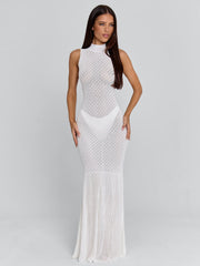 Loriel White Maxi Dress