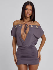 Marcy Off Shoulder Mini Dress