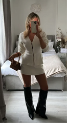 Melisa Ribbed Long Sleeve Set