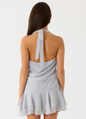Mura Mini Dress Light Blue