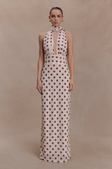 Nadine Polka Maxi Dress