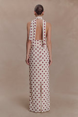 Nadine Polka Maxi Dress