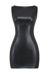 Nina Leather Mini Dress
