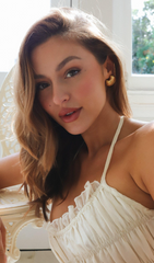 Noelle Gold Shell Earrings