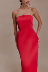 Ophelia Satin Maxi Dress