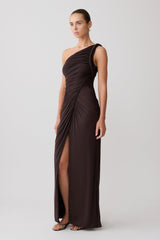 Ryn Twisted One Shoulder Maxi Dress