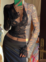 Skye Lace Party Top
