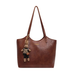 Soft Vegan Leather Tote Bag