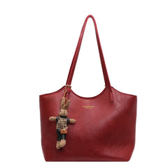 Soft Vegan Leather Tote Bag