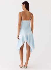 Starla Midi Dress Pale Blue