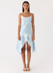 Starla Midi Dress Pale Blue