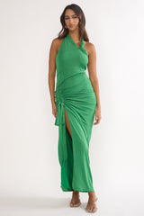 Stellarose Halter Maxi Dress Green