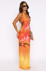 Sunset Garden Maxi Dress