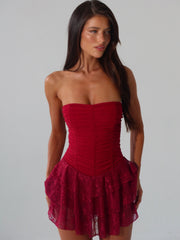 Tamzy Red Mini Dress