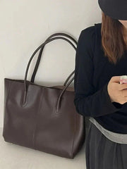 Vegan Leather Tote Bag