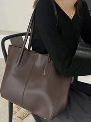 Vegan Leather Tote Bag